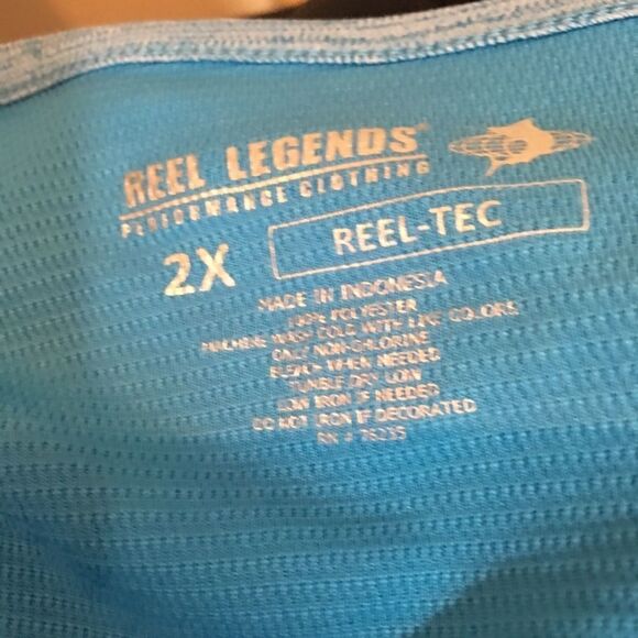 Plus Size Reel Legend Performance Top - Picture 4 of 4